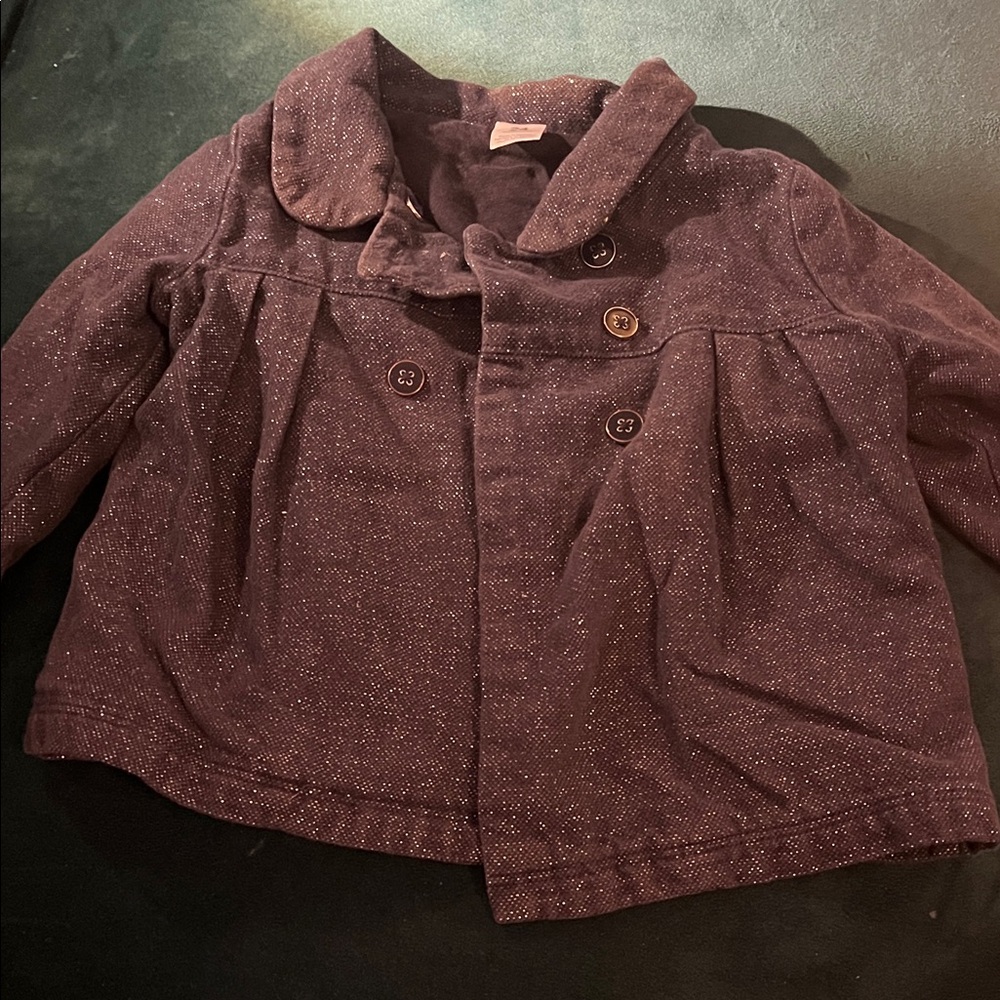 Carter's Sparkling Blue Pea Coat for Kids